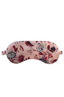  Silk Eye Mask Made With Liberty Fabric JANNAH PINK Coco & Wolf