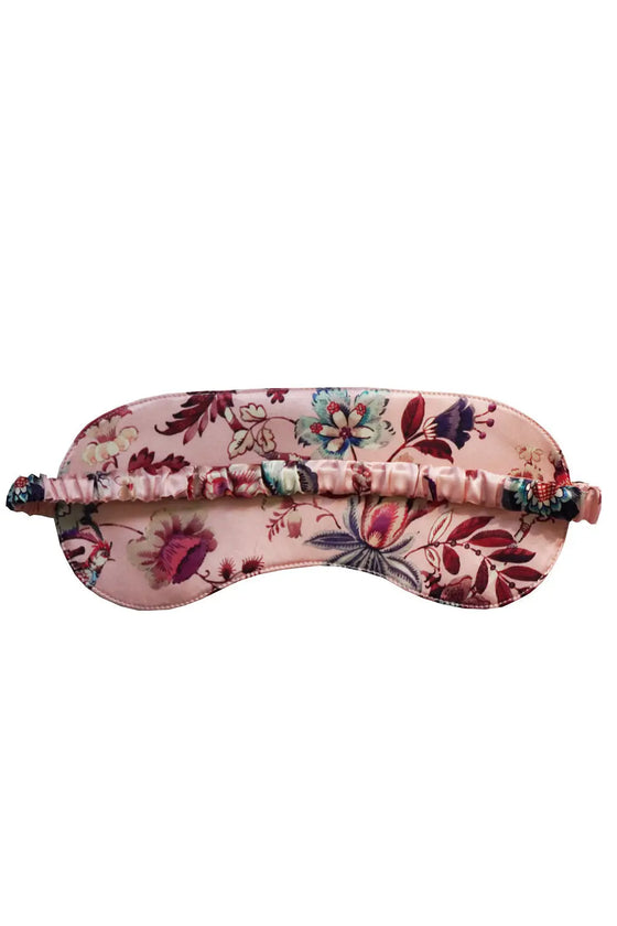 Silk Eye Mask Made With Liberty Fabric JANNAH PINK Coco & Wolf