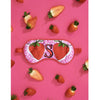 Silk Eye Mask / "S for Strawberries" Jessica Russell Flint