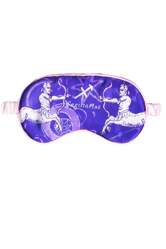 Silk Eye Mask / "Sagittarius" Jessica Russell Flint