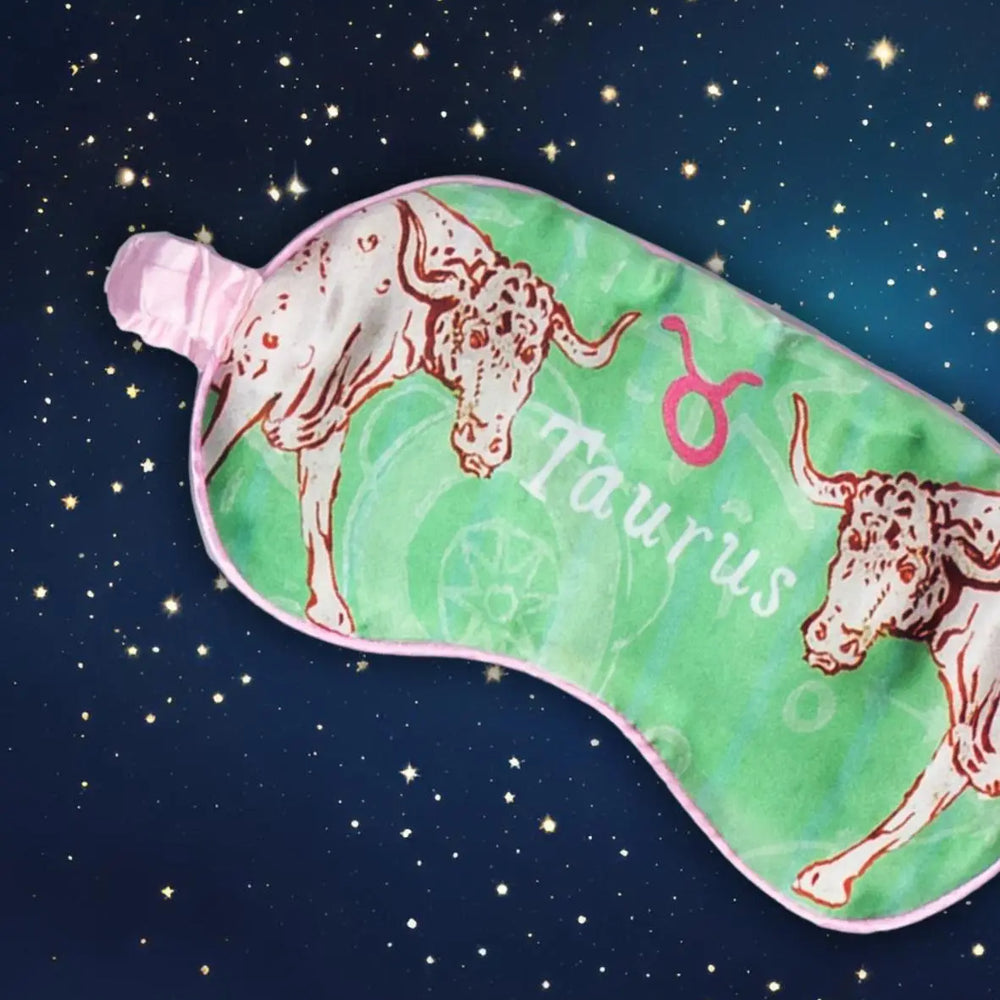 Silk Eye Mask / "Taurus" Jessica Russell Flint