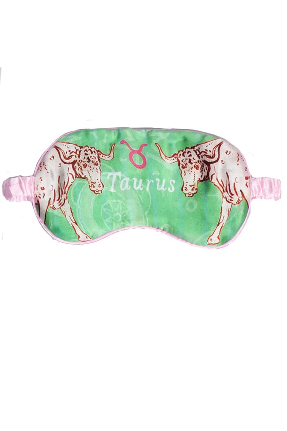 Silk Eye Mask / "Taurus" Jessica Russell Flint