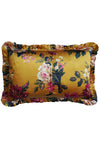 Silk Oblong Ruffle Cushion Made With Liberty Fabric STATELY KRISTINA Coco & Wolf