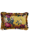 Silk Oblong Ruffle Cushion Made With Liberty Fabric STATELY KRISTINA Coco & Wolf