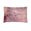 Silk Pillowcase - Violet Pink Rose Long Studio Design