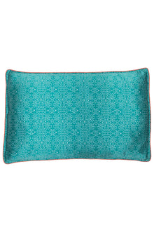  Silk Pillowcase / "Teal Stars" Jessica Russell Flint