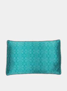  Silk Pillowcase / "Teal Stars" Jessica Russell Flint