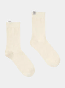  Silk Ribbed Socks Dualle