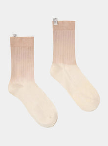  Silk Ribbed Socks Dualle