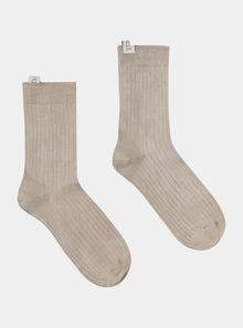  Silk Ribbed Socks Dualle