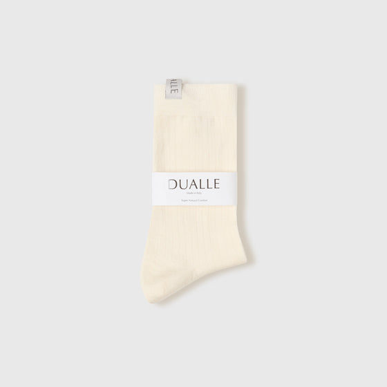 Silk Ribbed Socks