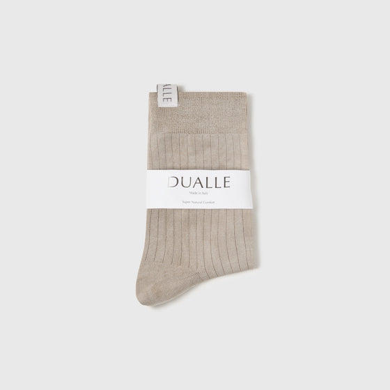 Silk Ribbed Socks