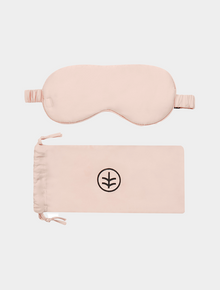  Silk Eye Mask Sleep in Rose (Eucalyptus Silk)