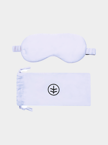  Silk Eye Mask Sleep in Sky Blue (Eucalyptus Silk)