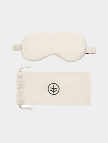  Silk Eye Mask Sleep in Wheat (Eucalyptus Silk)