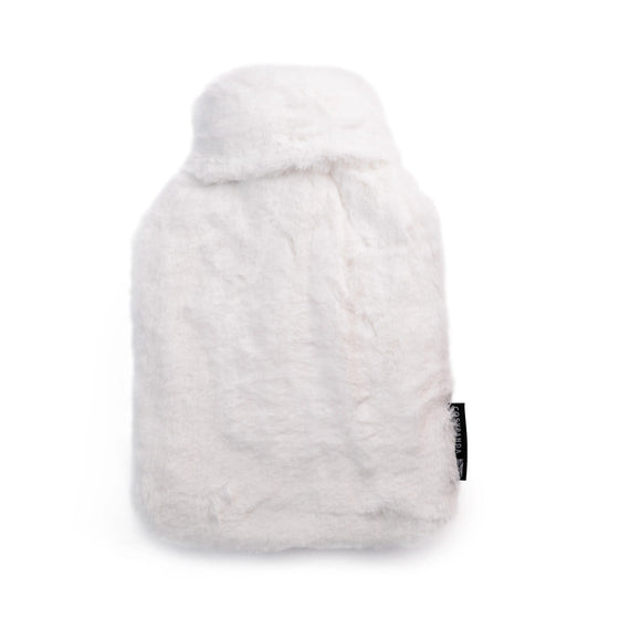 Silky Soft White Hot Water Bottle CosyPanda