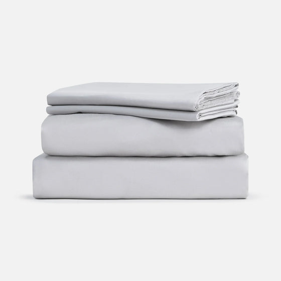 Clean Silver Sheet Set