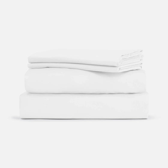 Clean Silver Sheet Set