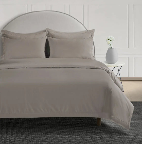 Brookshire Percale Duvet Cover - Simply Taupe