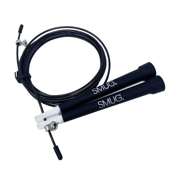 Skipping Rope & Bag Set - Black SMUG