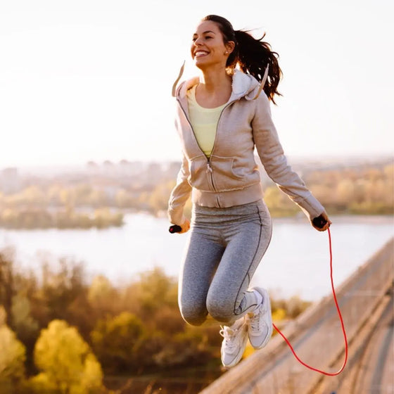 Skipping Rope & Bag Set - Pink SMUG