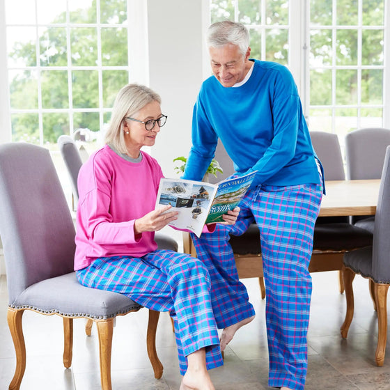 Sky Blue Unisex Boxy Sweatshirt Loungers