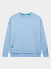 Sky Blue Unisex Longline Sweatshirt