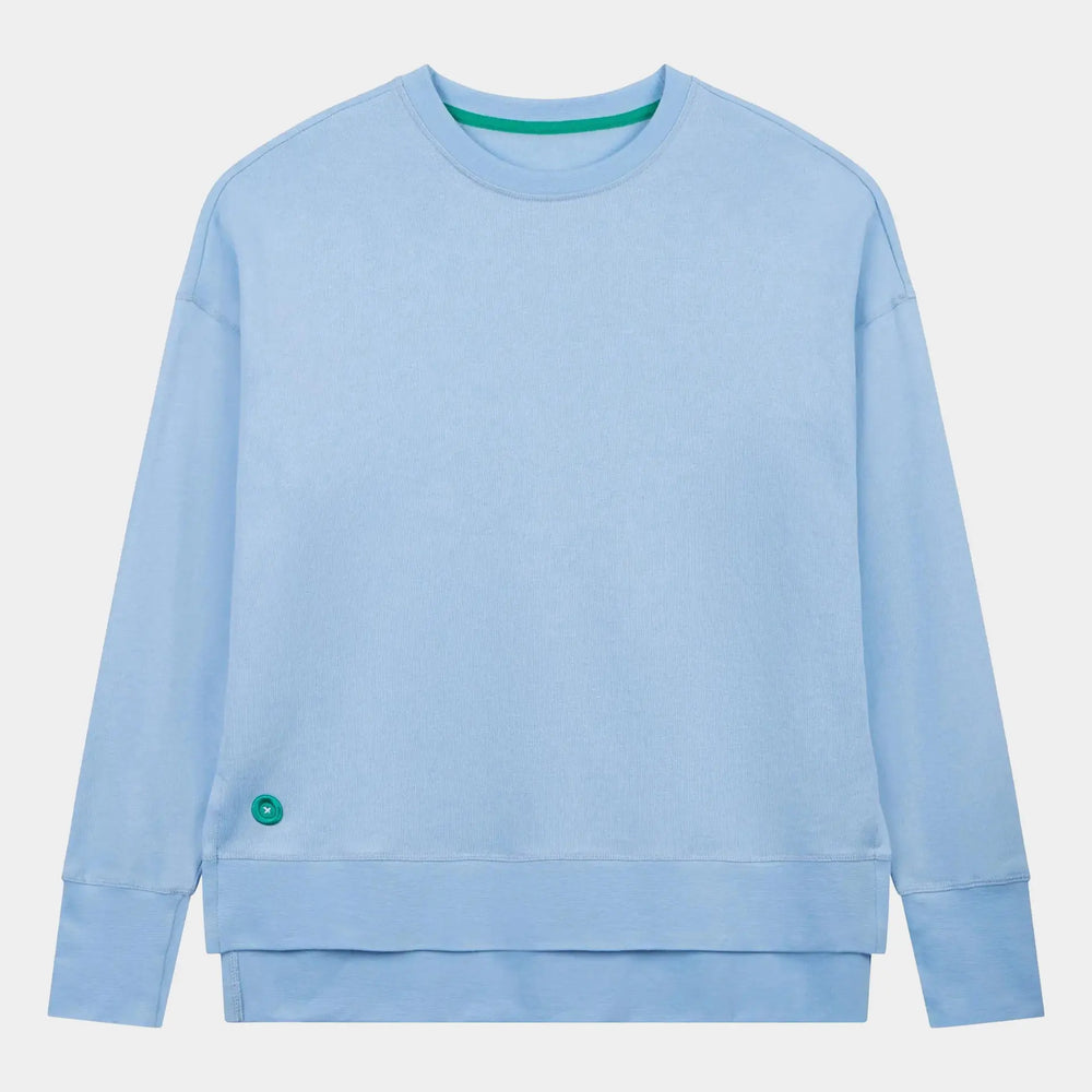 Sky Blue Unisex Longline Sweatshirt Loungers