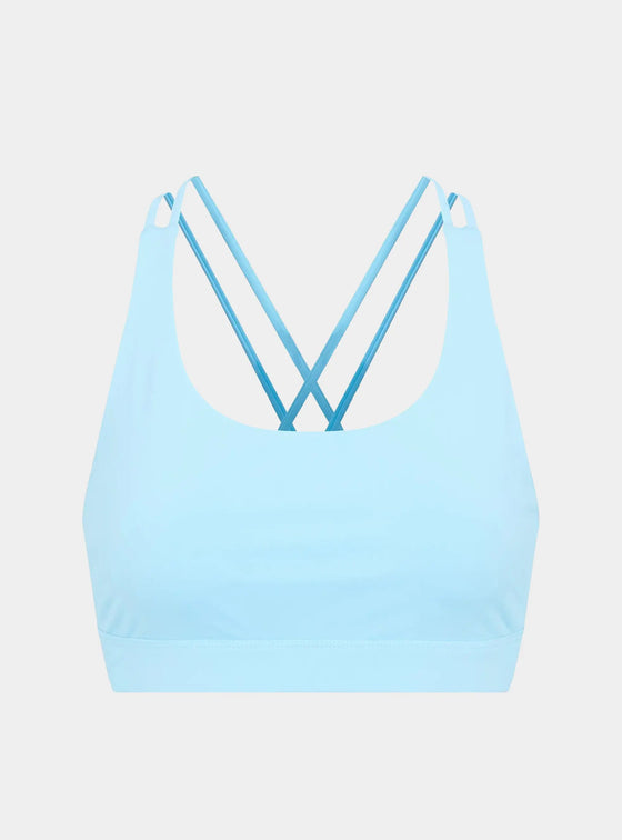 Sky Blue Women's Core Sports Bra numbatsport