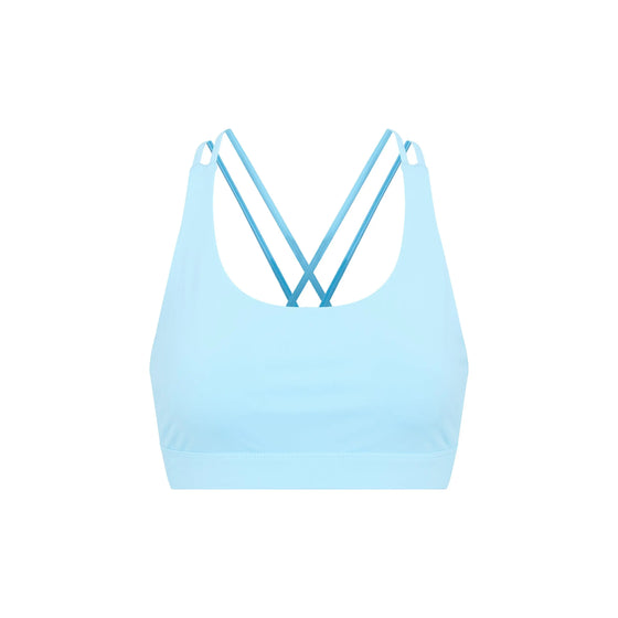 Sky Blue Women's Core Sports Bra numbatsport