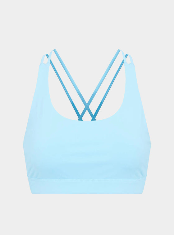 Sky Blue Women's Core Sports Bra