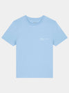 Sky Blue Women's Organic Cotton Fitted T-Shirt hewn.