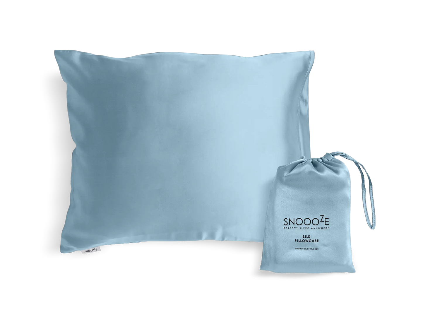 Sky Full Size Silk Pillowcase Snooozeworld