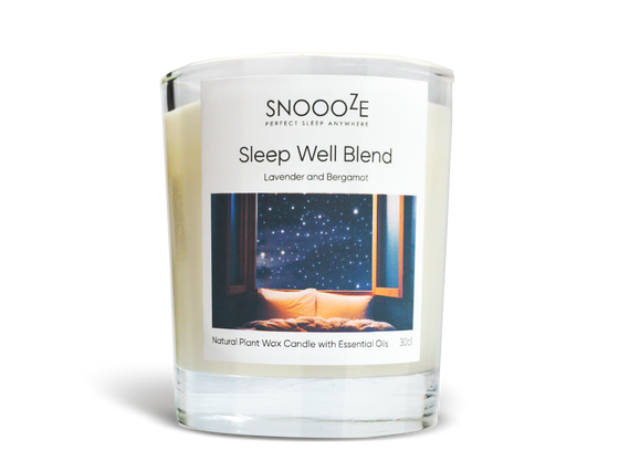 Soy Candle With  Essential Oils, Sleep Well Blend,  XXL Size Snooozeworld