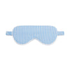 Blue & White Stripe Organic Cotton Sleep Mask