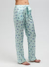 Poppy Glacier Butterfly Silk Trouser