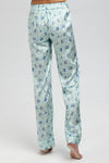 Poppy Glacier Butterfly Silk Trouser