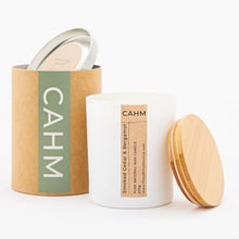  Smoked Cedar & Bergamot Candle - White CAHM