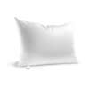 Cotton FullSize Pillowcase With Piped Edges,White