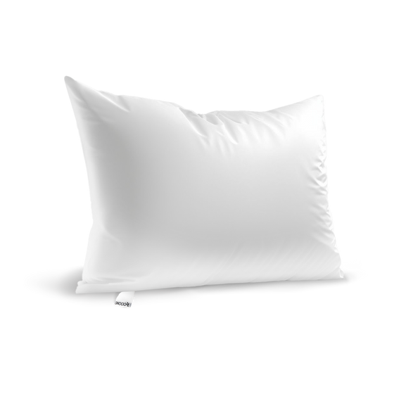 Cotton FullSize Pillowcase With Piped Edges,White