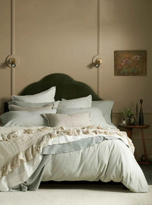  Soft Green Henry Brushed 100% Cotton Bed Linen