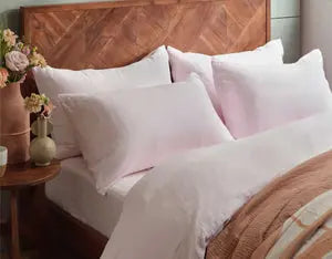 Soft Pink Linen Bedding Scooms