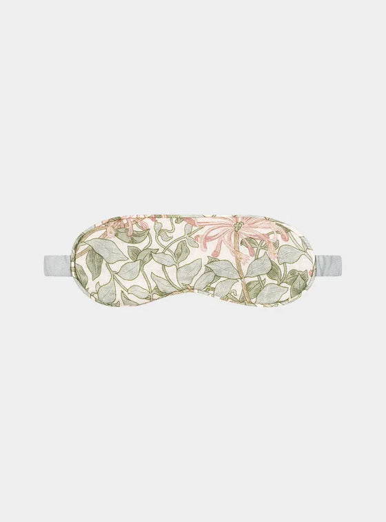 Soft Sage Honeysuckle Linen Sleep Mask Piglet