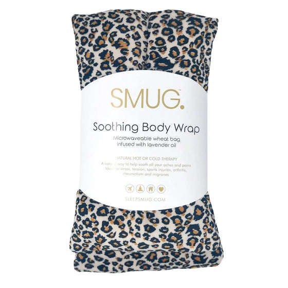 Soothing Body Wrap Wheat Bag Infused With Lavender Oil - Animal Print SMUG