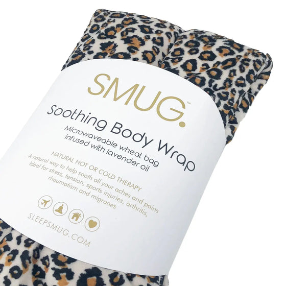 Soothing Body Wrap Wheat Bag Infused With Lavender Oil - Animal Print SMUG