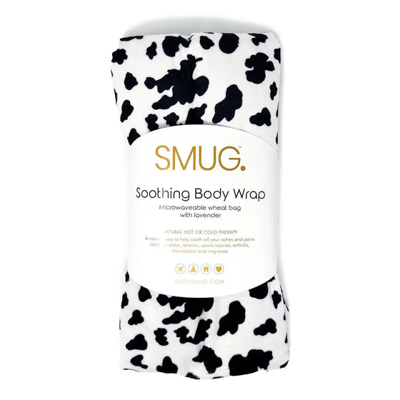 Soothing Body Wrap Wheat Bag Infused With Lavender Oil - Cow Print SMUG