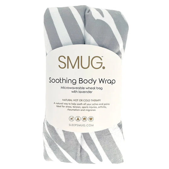 Soothing Body Wrap Wheat Bag Infused With Lavender Oil - Zebra Print SMUG