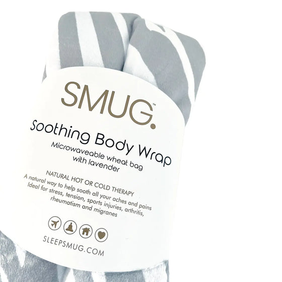 Soothing Body Wrap Wheat Bag Infused With Lavender Oil - Zebra Print SMUG