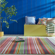  Sophie Robinson Rock Candy Stripe Indoor Outdoor Rug Dunelm