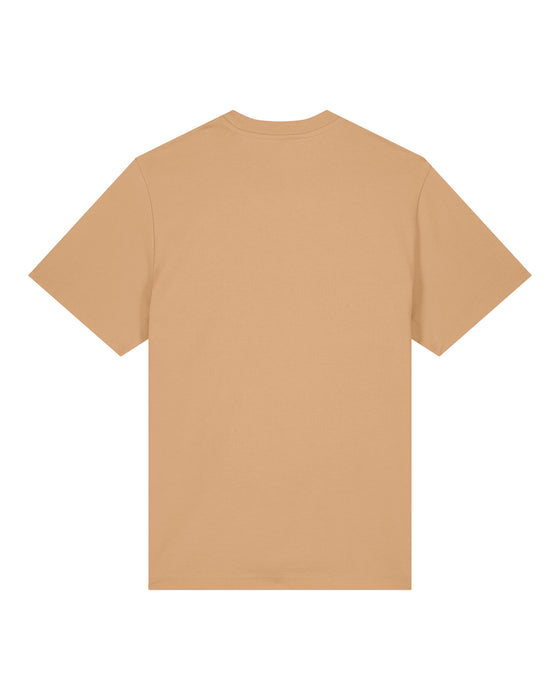 Womens Organic Cotton Relaxed-Fit T-Shirt in Sand